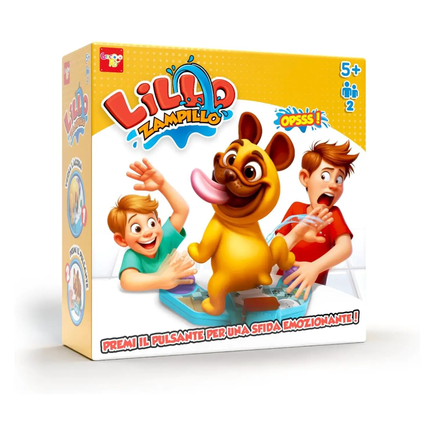 Lillo Zampillo Gioco Bulldog di Velocità per 2 Giocatori - Giochi di società