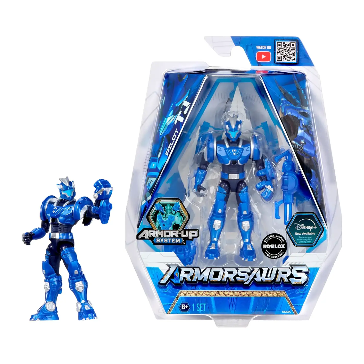 Armorsaurs Personaggio Articolato Pilota Tj - action figures ed accessori
