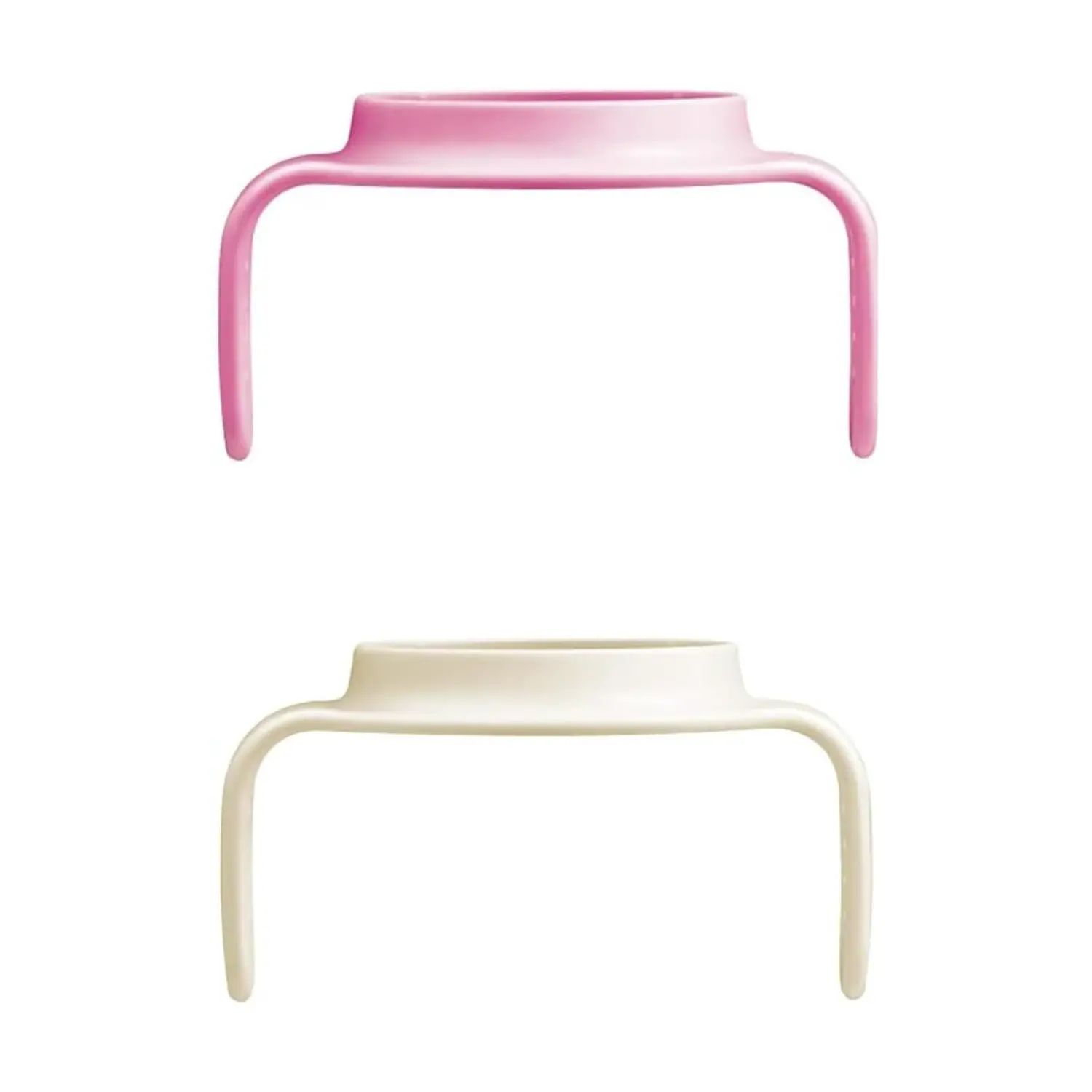 Manici Per Biberon Hold My Cup Day & Night Set 2 Pezzi Rosa E Neutro - biberon e accessori