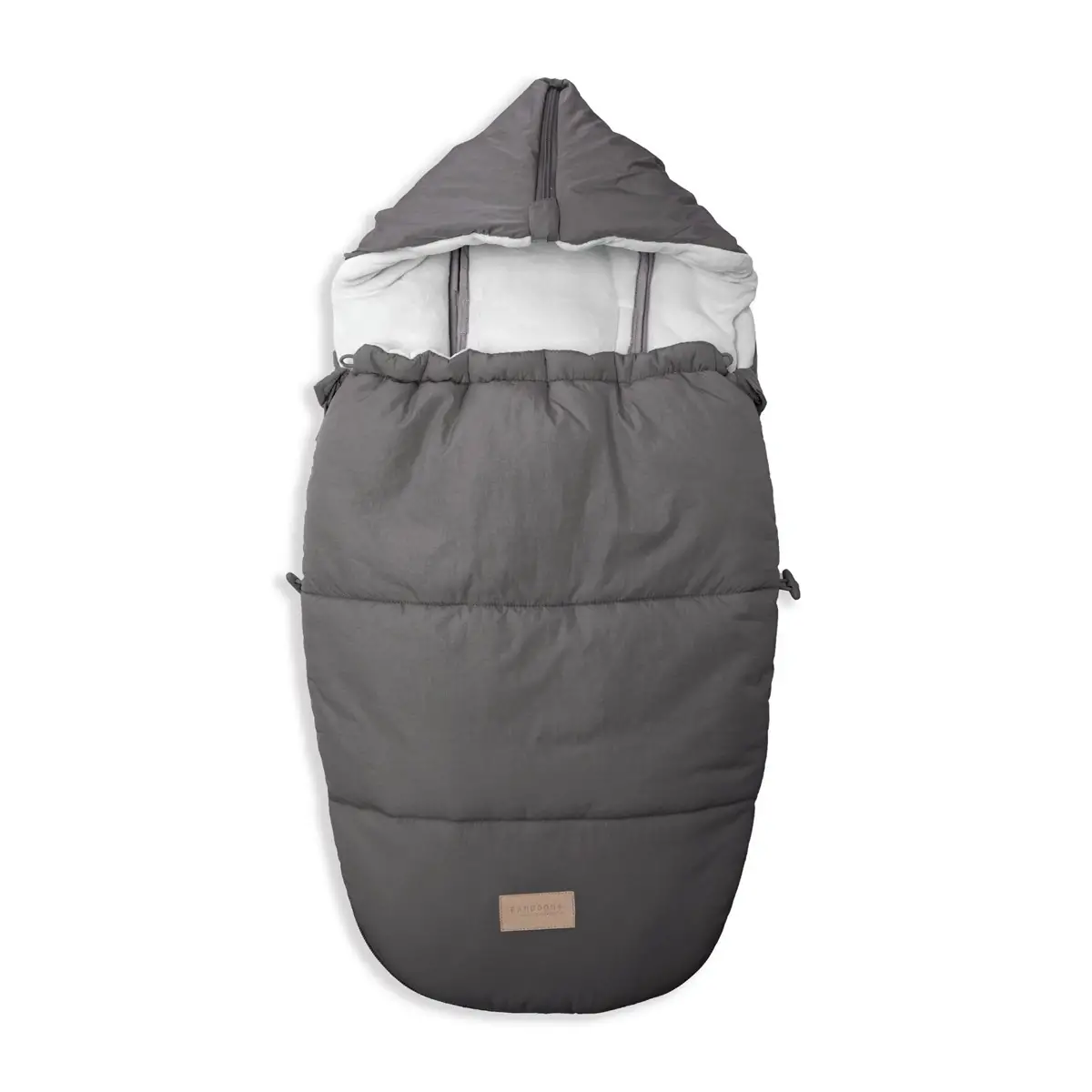 Bamboom Igloo Sacco Invernale per Ovetto e Carrozzina TOG 4.5 Storm Grey - sacchi termici