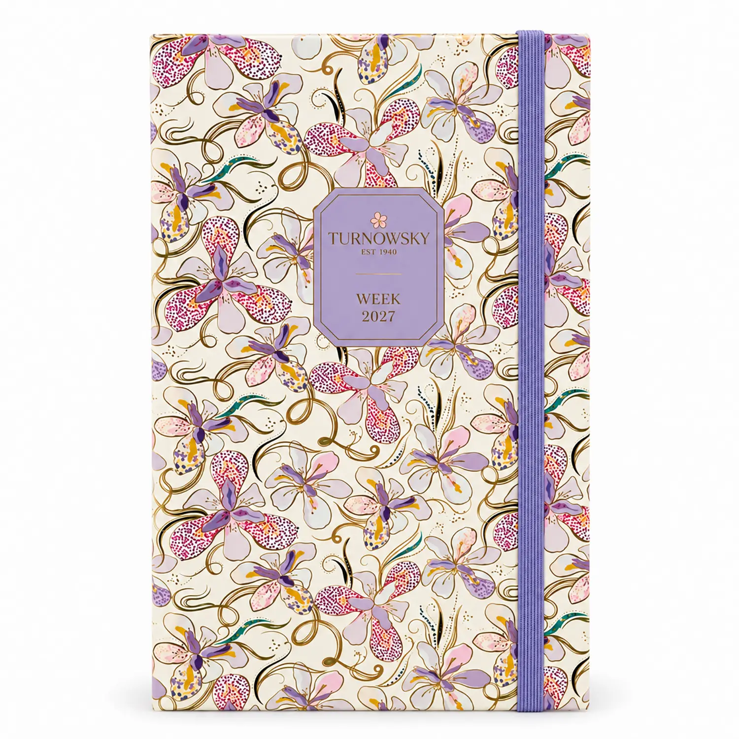 Agenda Settimanale 2027 Turnowsky Large Orchidee 13x21 cm - agende
