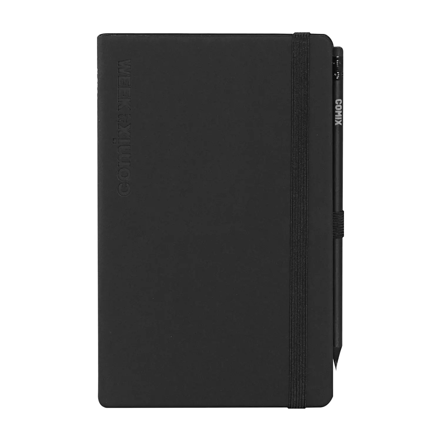 Agenda Comix 2027 Settimanale Large Orizzontale Nera 12 Mesi - agende