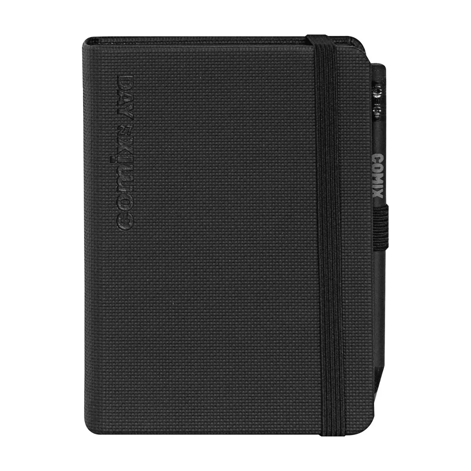 Agenda Comix 2027 Giornaliera Mignon Nera Texture 12 Mesi - agende
