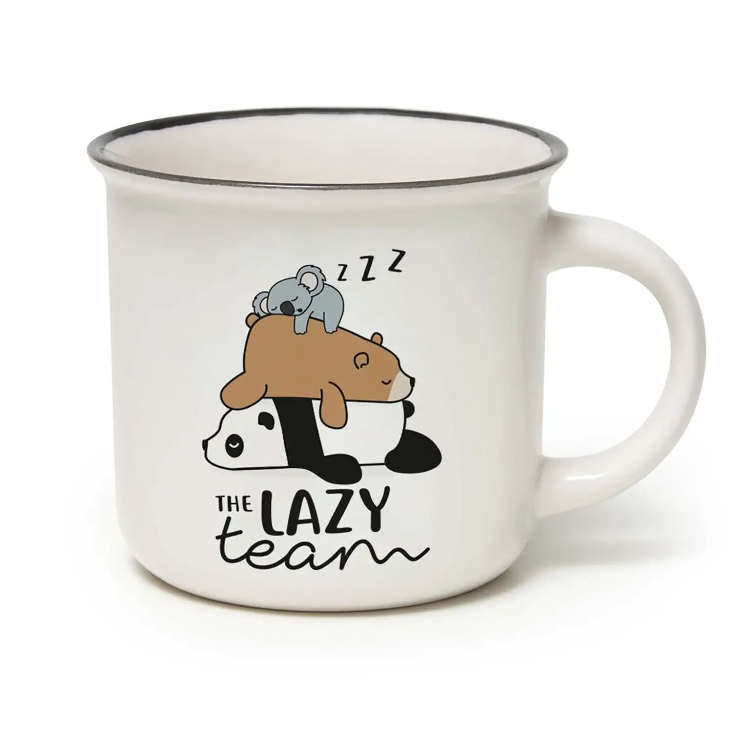 Legami - Cup-puccino Tazza In Porcellana Lazy Team - legami