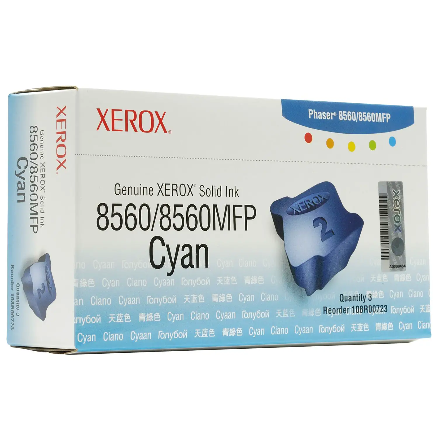 XEROX CF.3 STICK S. INK PHASER 8560 CYAN - Consumabili