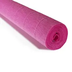 Carta Crespa Pesante Fuxia - Rotolo 50x250 cm