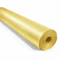Carta Crespa Pesante Metallizzata Oro 180 g/m² - Rotolo 50 x 250 cm