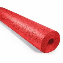 Carta Crespa Pesante Metallizzata Rossa 180 g/m² - Rotolo 50 x 250 cm