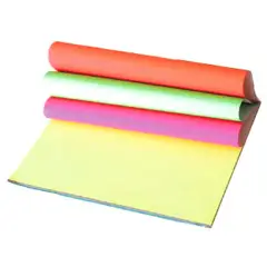 CARTONCINO COLORATO LUCIDO  35x50 10FF CELESTE