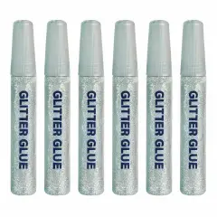 Porporina Color Glue Glitter Argento • 12gr