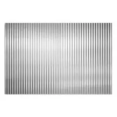 Cartoncino Ondulato Metallizzato Argento Lucido 260 Gr – Fogli Cm 50x70