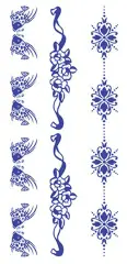 Stickers Adesivi Decotransfer 3d Bordi