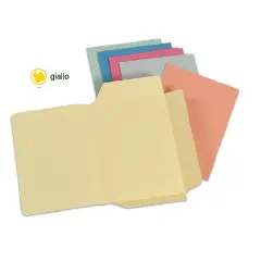 Cartelline 3 Lembi Giallo con Stampa 50Pezzi