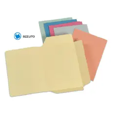 Cartelline 3 Lembi Azzurro con Stampa 50Pezzi