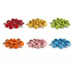 Fermacampioni Colorati 15 mm - 120 Pezzi Assortiti