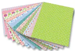 Cartoncino Deco' Romantico Peso 270 gr/mq cm 50x70 • 13 fogli in 13 fantasie