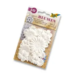 Fiori di Carta Bianchi 20/55 mm. 30Pezzi