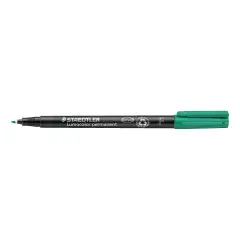 Pennarello Permanente Lumocolor Staedtler - Punta Fine Verde