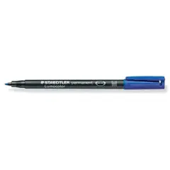 Pennarello Permanente Lumocolor Staedtler - Punta Media Blu