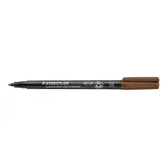 Pennarello Permanente Lumocolor Staedtler - Punta Media Marrone