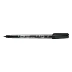 Pennarello Permanente Staedtler Lumocolor Nero – Punta Media 1 mm