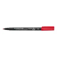 Pennarello Permanente Lumocolor Staedtler - Punta Media Rosso