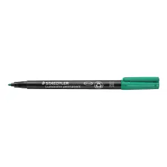 Pennarello Permanente Lumocolor Staedtler - Punta Media Verde