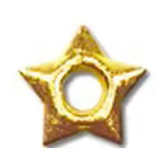 Occhielli Decorativi a Forma di Stelle – Set 26 Pezzi in Alluminio