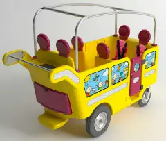 Carrozzino 6 Posti Espresso Granturismo a Spinta Manuale con Accessori, Giallo
