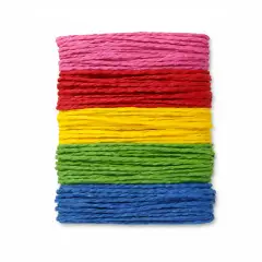 Cordoncino in Carta Ritorta 5 Tinte Color 25Mt