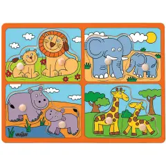 Primo Puzzle Mamme e Cuccioli Savana