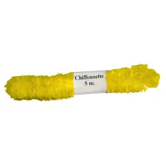 Nastro Chiffonnette Giallo – 6 cm x 5 m – Per Addobbi e Creatività