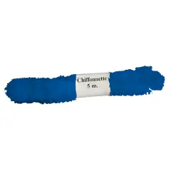 Nastro Chiffonnette Blu – 6 cm x 5 m – Per Addobbi e Creatività