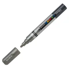 Pennarello Lyra Graduate Mark All - Punta 2 mm - Argento