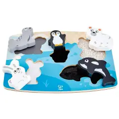 Puzzle Tattile Animali Polari – 21x30 cm