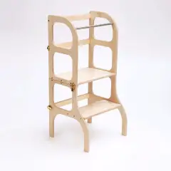 Torre di Apprendimento Montessori Learning Tower con Tavolino Integrato
