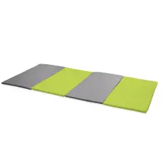 Materasso Richiudibile Grigio-Lime