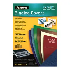 Copertine di Rilegatura Goffrate A4 Blu