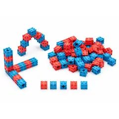 CostriCubo RE-Wood 100 Pezzi – Rosso e Blu