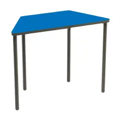 Banco Trapezio Modulare Scuola Secondaria – Top Blu | Altezza 70 cm