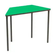 Banco Trapezio Modulare Scuola Secondaria – Top Verde | Altezza 76 cm