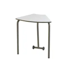 Tavolo Ribaltabile Modulare Mira con Rotelle – Altezza 70 cm, Top Bianco – Conforme CAM