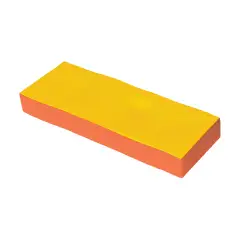 Cuscinone Rettangolare Piccolo cm.120x40x15h Giallo-Arancio