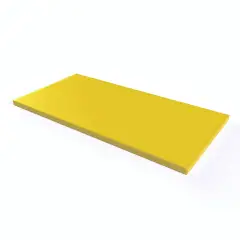 Materassino Color per Ginnastica e Psicomotricità Bambini - 100x200 cm - Giallo