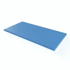 Materassino Color per Ginnastica e Psicomotricità Bambini - 100x200 cm - Celeste