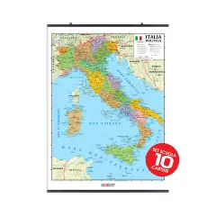 Carta Geografica Italia - 10 Pezzi