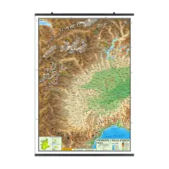 Carta Geografica Piemonte E Valle D'Aosta