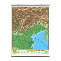 Carta Geografica Triveneto