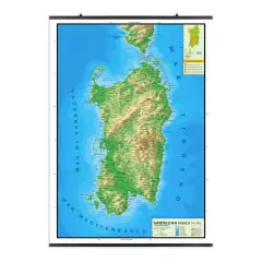 Carta Geografica Sardegna