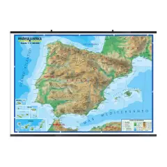 Carta Geografica Madrelingua Spagna